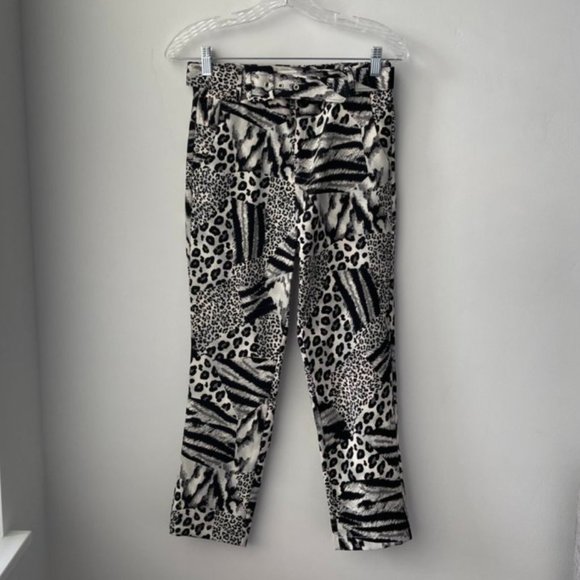 Reyon Women's Trousers with Belt - Picture 1 of 8